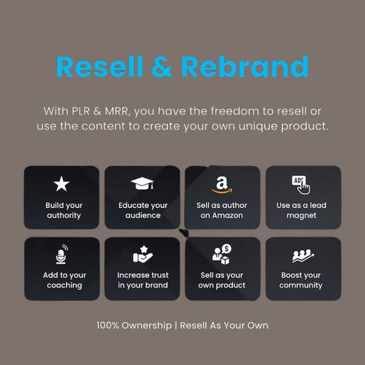 Reseller Masterclass: The Ultimate 50+ Course & eBook Bundle | Learn Proven Reselling Strategies, Earn with MRR/PLR Rights & Build a Scalable Business